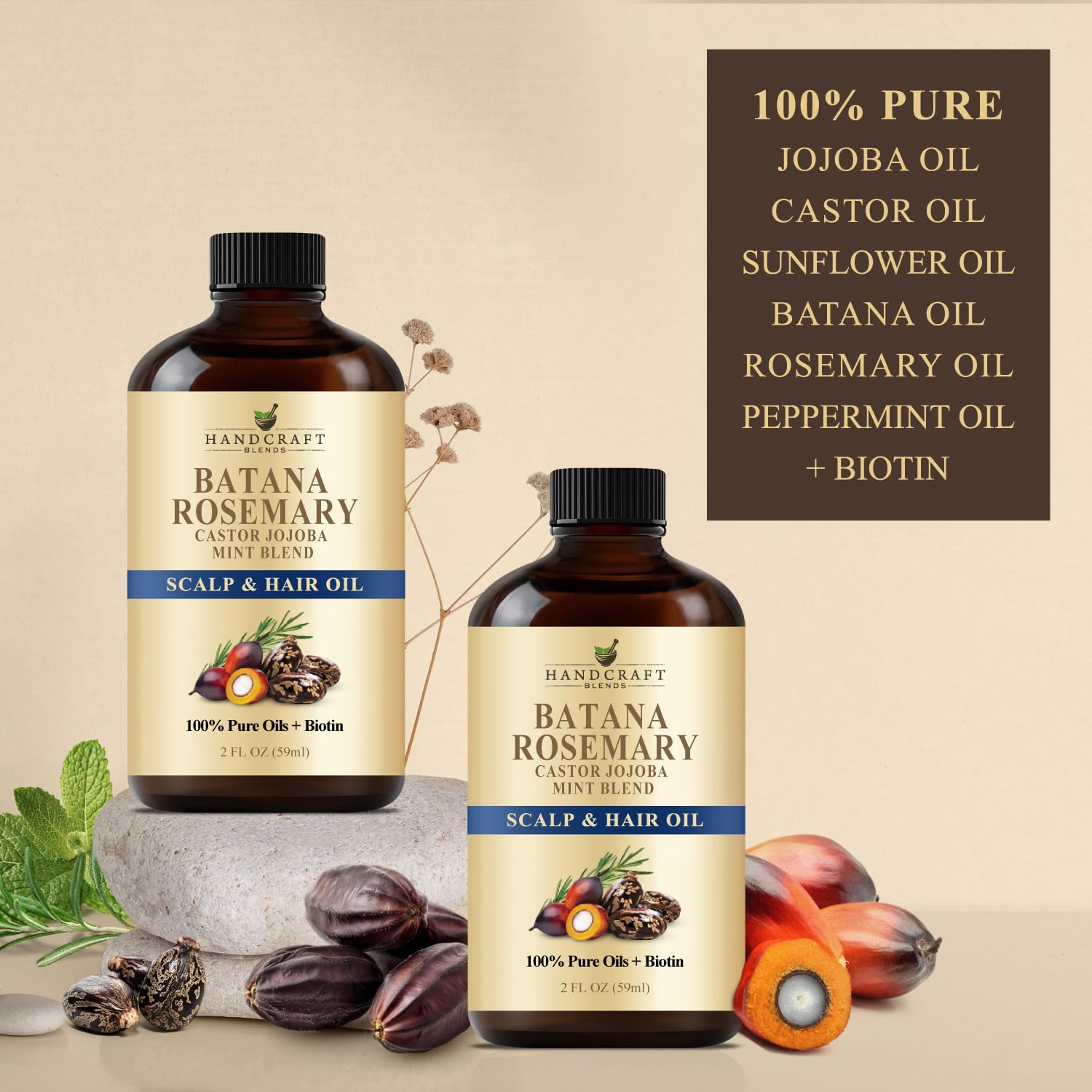 Handcraft Blends oil helps with split ends and hair shine.