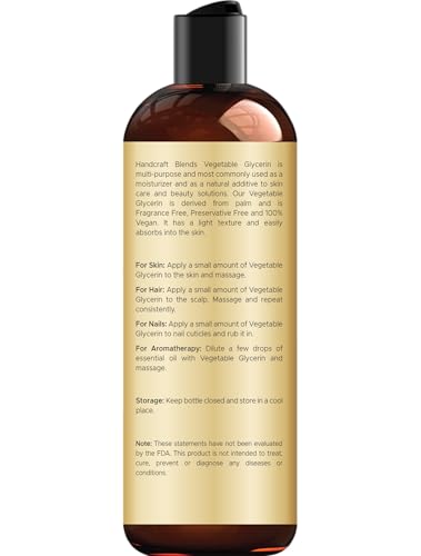 Handcraft Blends vegetable glycerin is poured as a base for moisturizers and toners
