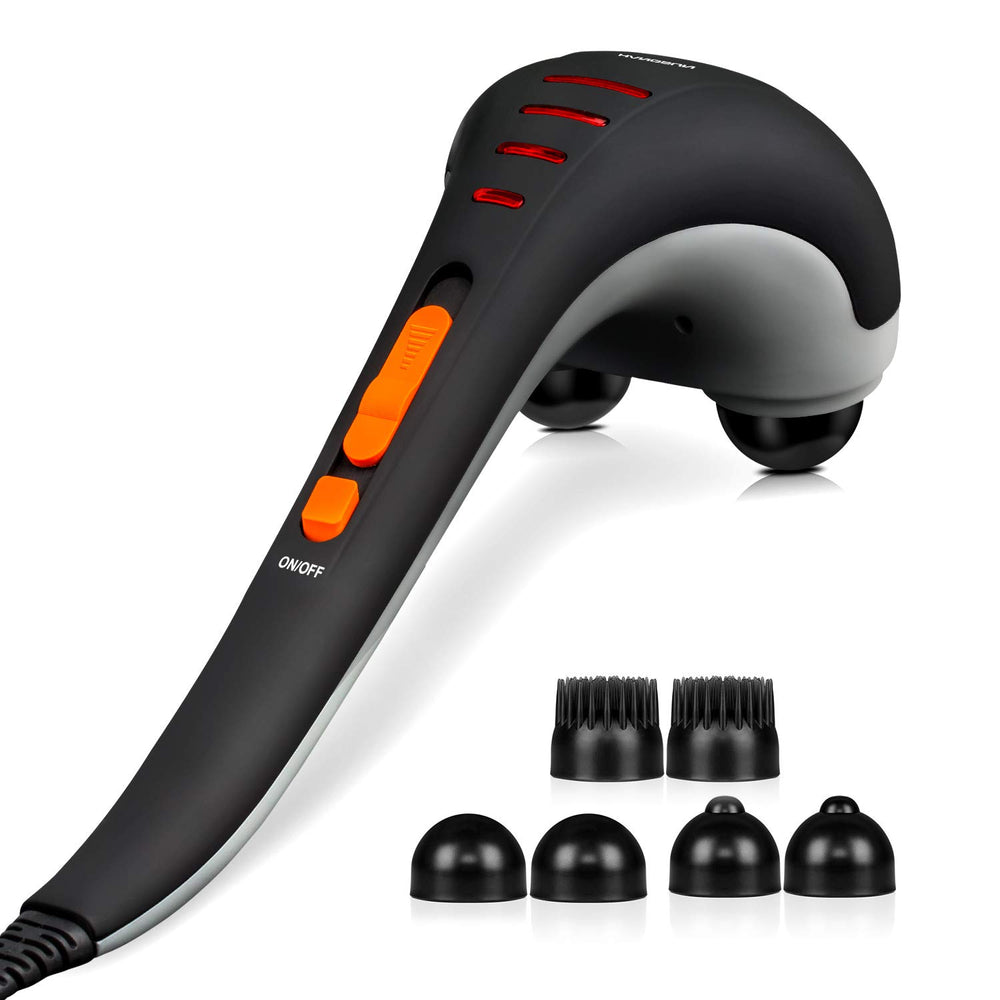 HANGSUN MG400 dual-head percussion for deep tissue relief on neck and back.