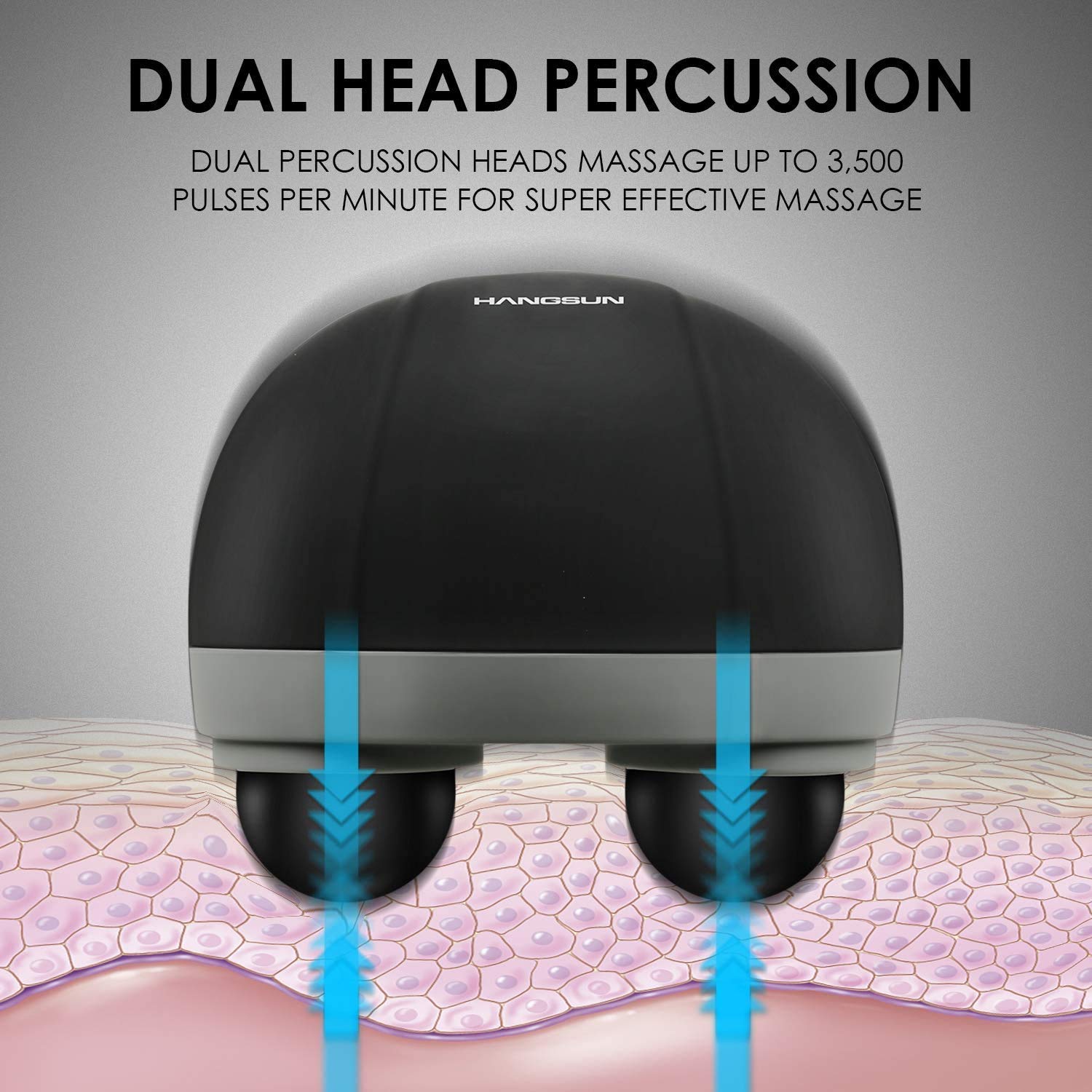 HANGSUN MG400 ergonomic handle enables comfortable grip during sessions.