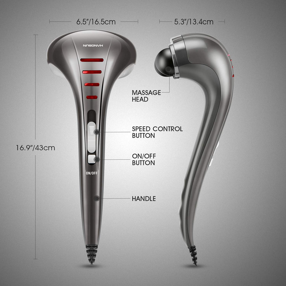 Hangsun MG460 interchangeable nodes for customized massage