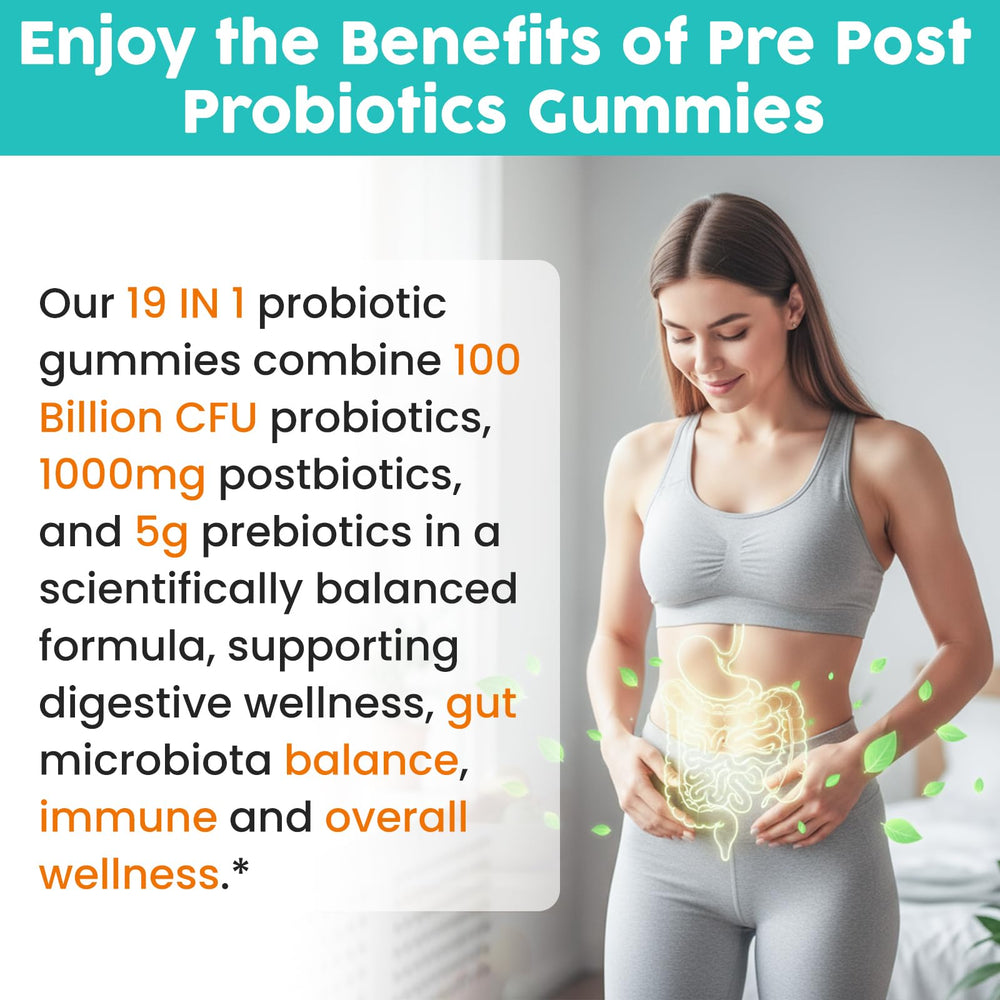 Hanliste Probiotic Gummies 60-pouch bottle highlight family-friendly, shelf-stable routine