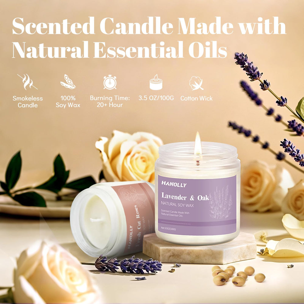 Hanolly Sicilian Lemon candle for bright daytime kitchens