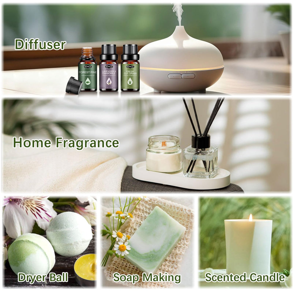 Hanolly dark-glass bottle protects oils from light for longer freshness