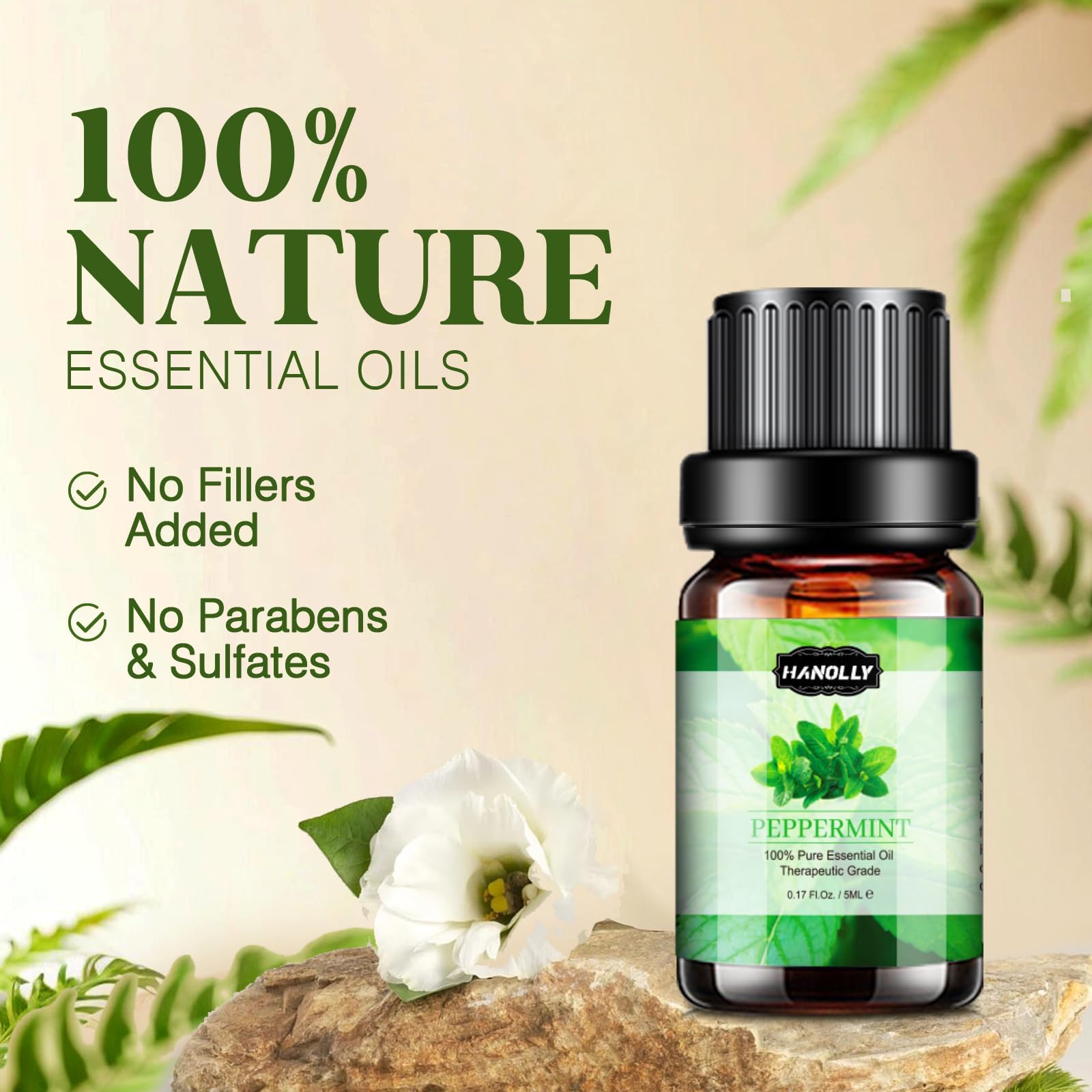 Hanolly essential oils set diffuser usage scene for ambient aromatherapy at home