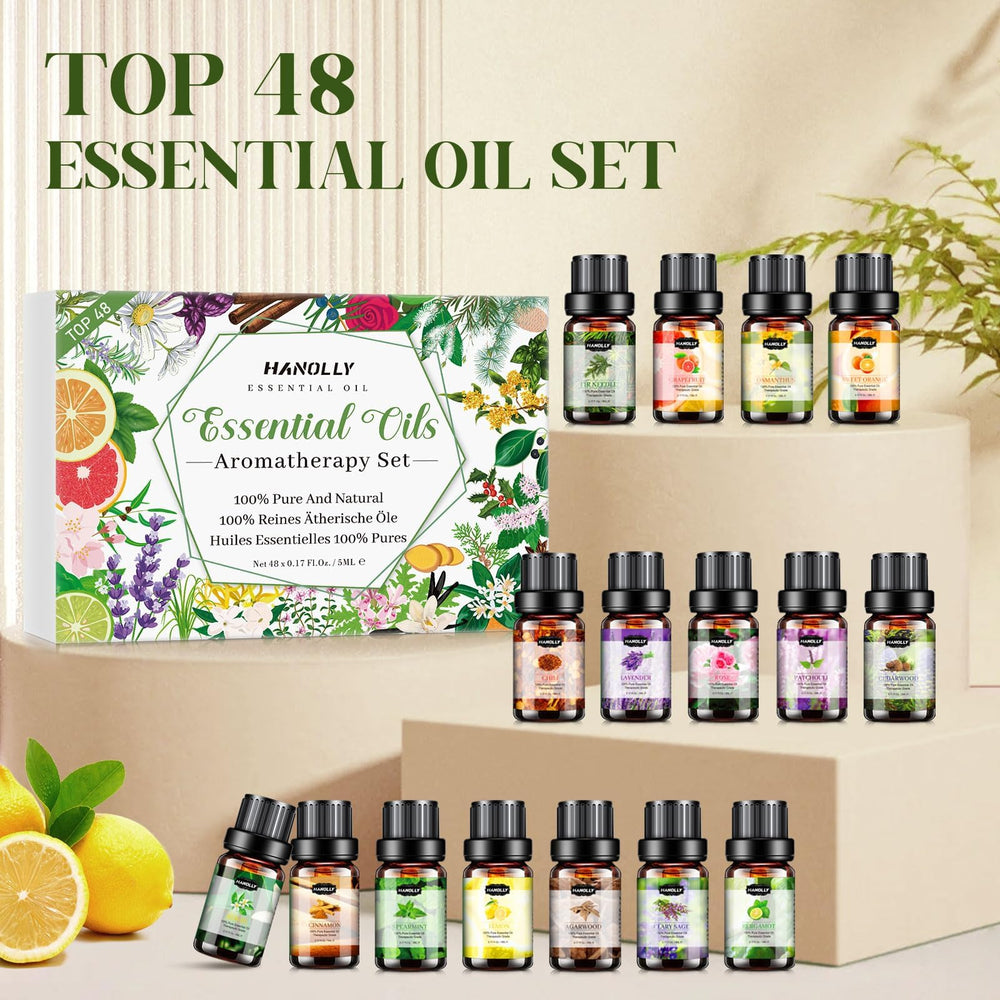 Hanolly essential oils set elegant packaging suitable for birthdays and holidays