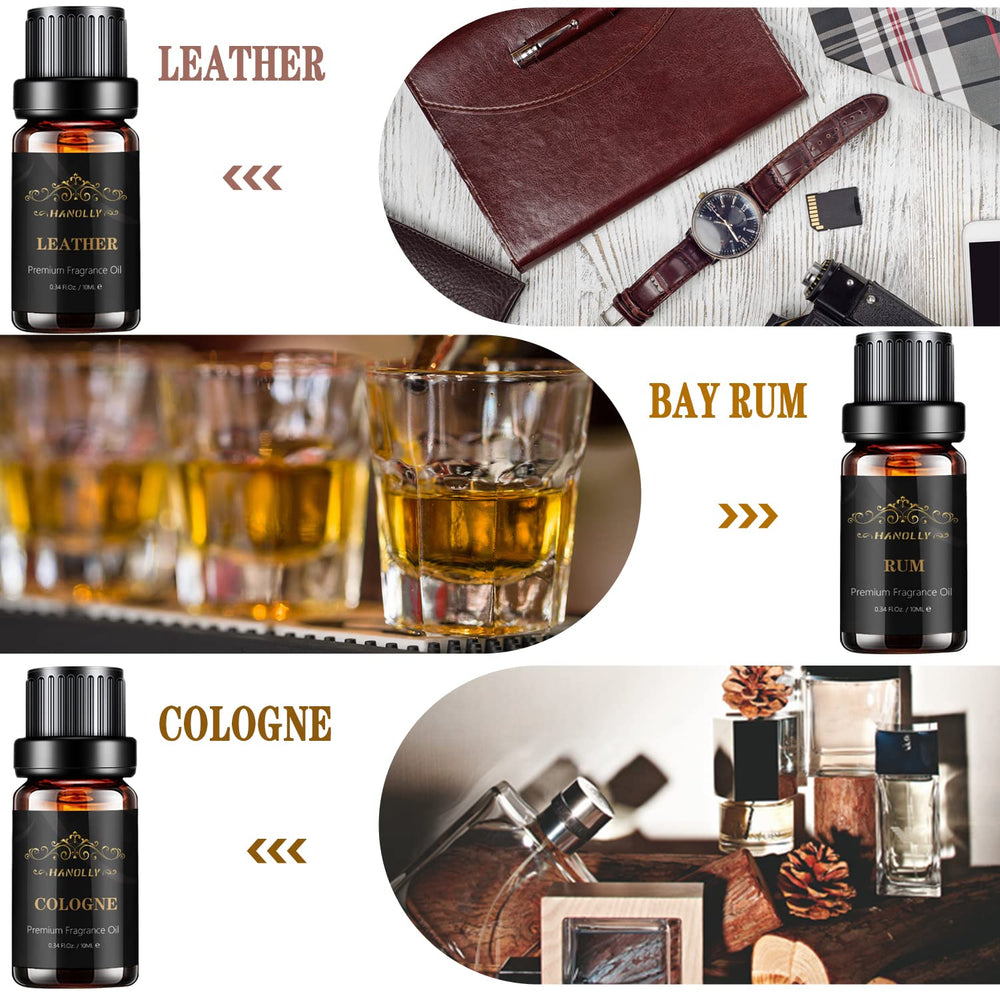 Hanolly Leather scent bottle adds rugged sophistication to any space