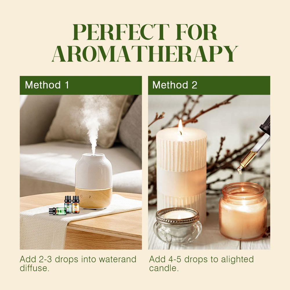 Hanolly essential oils set multi-use blends ideal for massage and skincare