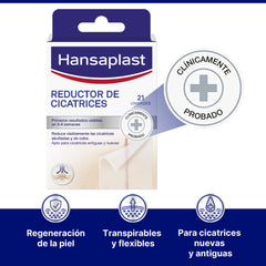Hansaplast MED patch maintains a discreet, transparent look for worn patches.