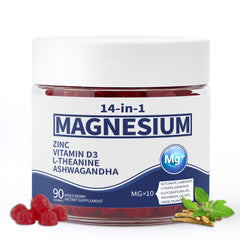 HANSODAP 14in1 magnesium gummies jar promotes convenient daily wellness and balanced calm