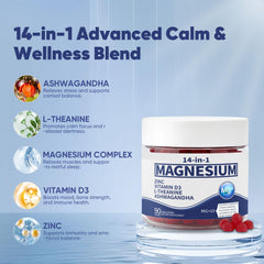 HANSODAP magnesium gummies relaxation scene suggests a calm evening routine