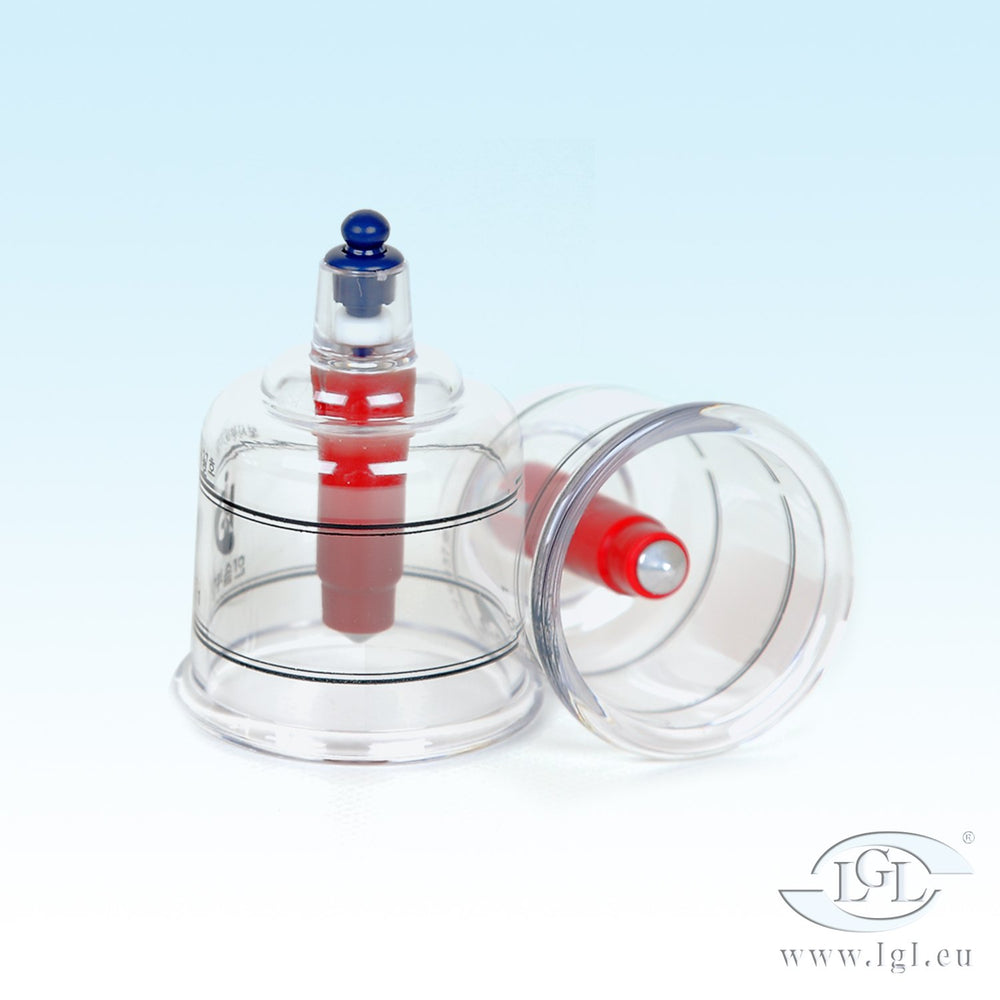 Instruction manual page open for Hansol cupping kit
