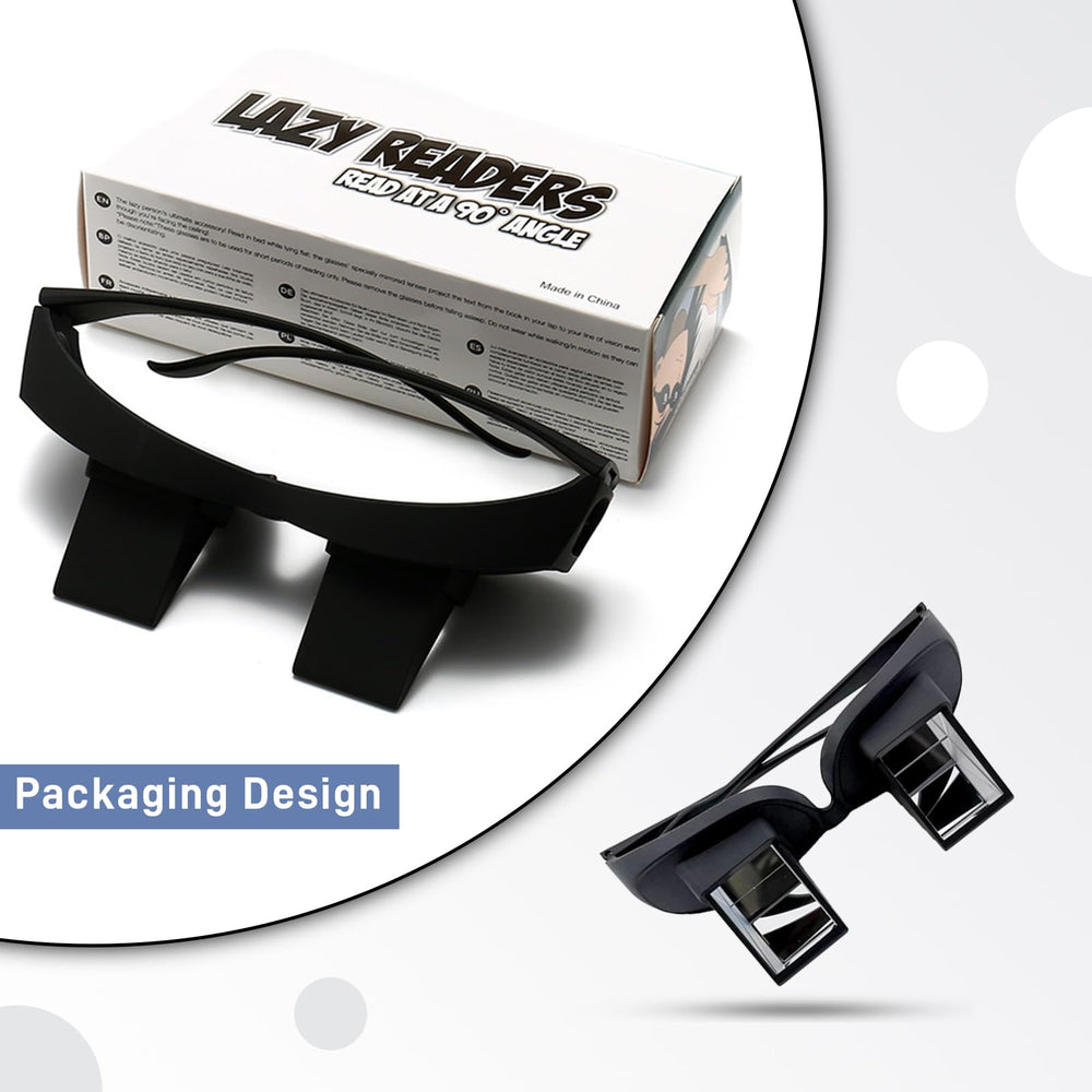 HANTUSWUS Lazy Glasses enable bed or couch viewing without craning your neck.