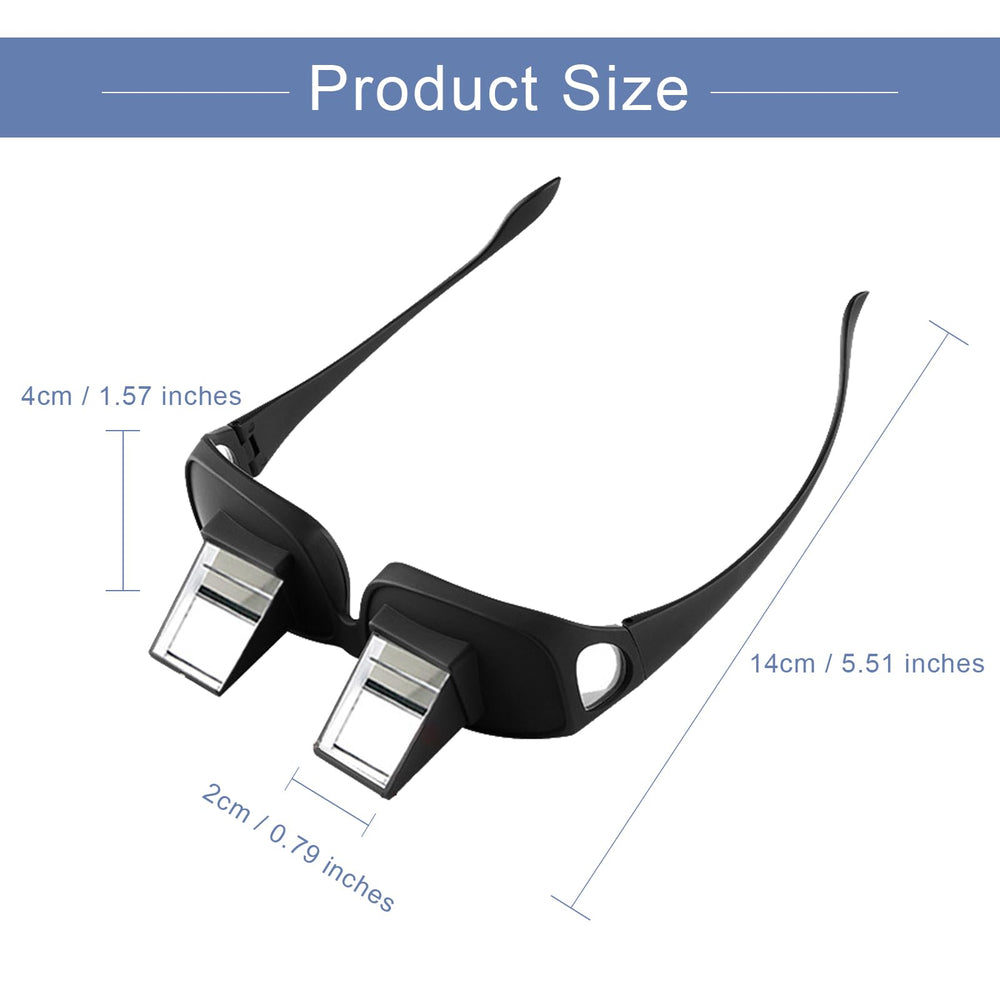 HANTUSWUS Lazy Glasses are portable and lightweight for travel and home use.