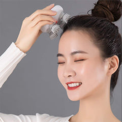 HaoToning red-light therapy beads stimulate scalp during massage