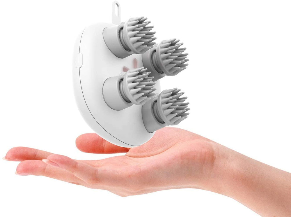 HaoToning scalp massager cordless and rechargeable for convenient use anywhere