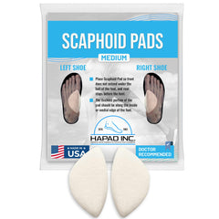 HAPAD Arch Support Pad positioned under the medial arch for daily comfort.