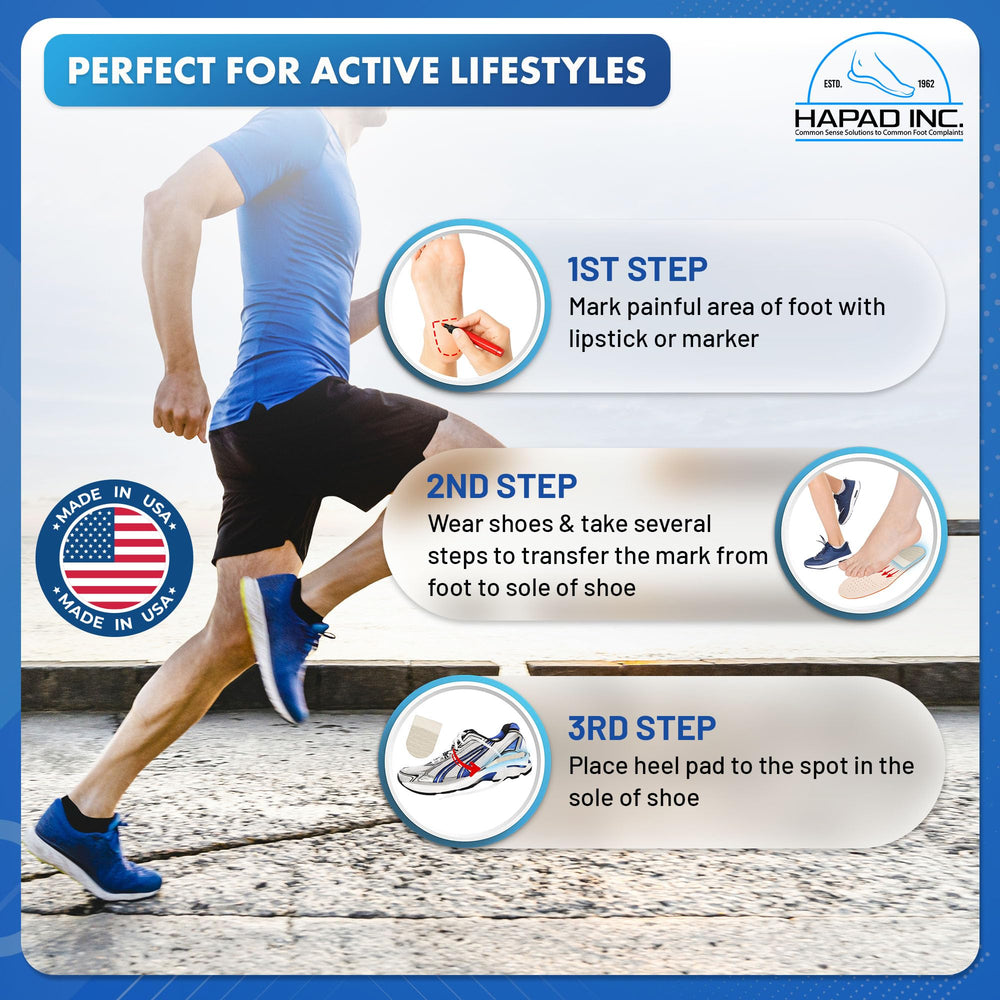 HAPAD universal-application footwear fits various shoe types for comfort.