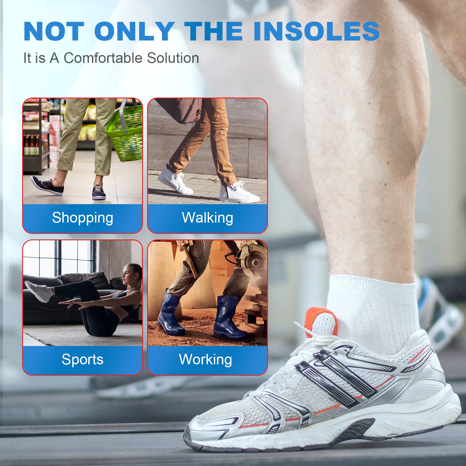 HapJump breathable cover keeps feet dry and fresh all day long.