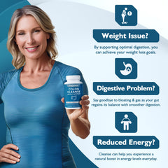 Happee colon cleanser packaging box highlights clean label and easy routine.