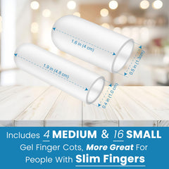 Happiby close-up of flexible silicone finger caps