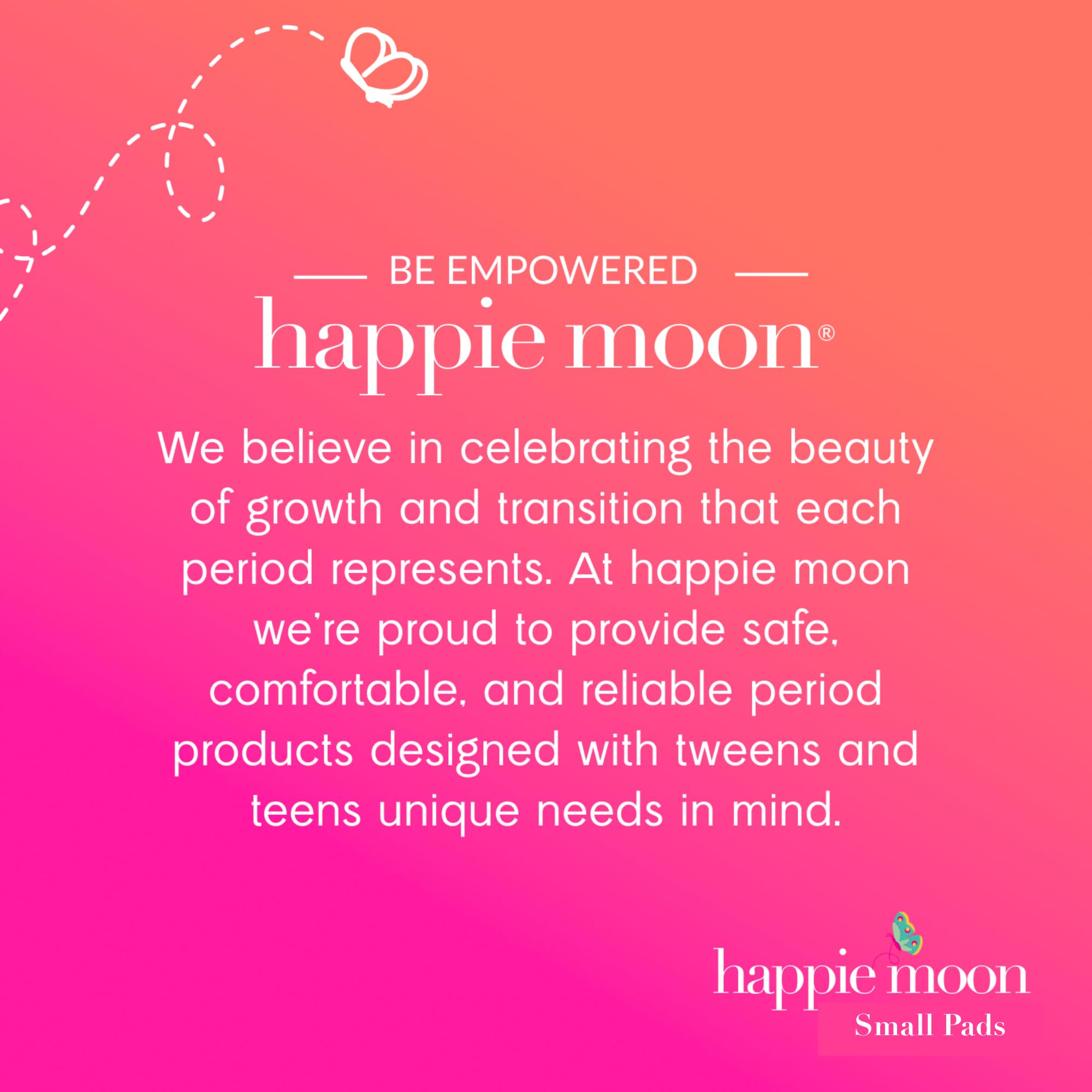 Happie Moon caja de 20 unidades para uso diario cómodo.