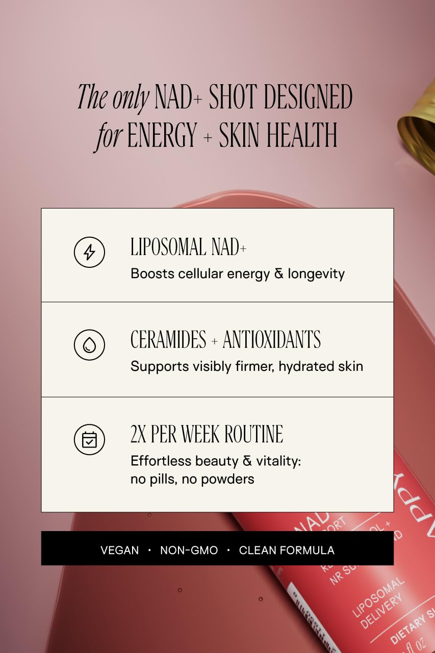 Happy Aging NAD Liquid in a daily wellness routine image