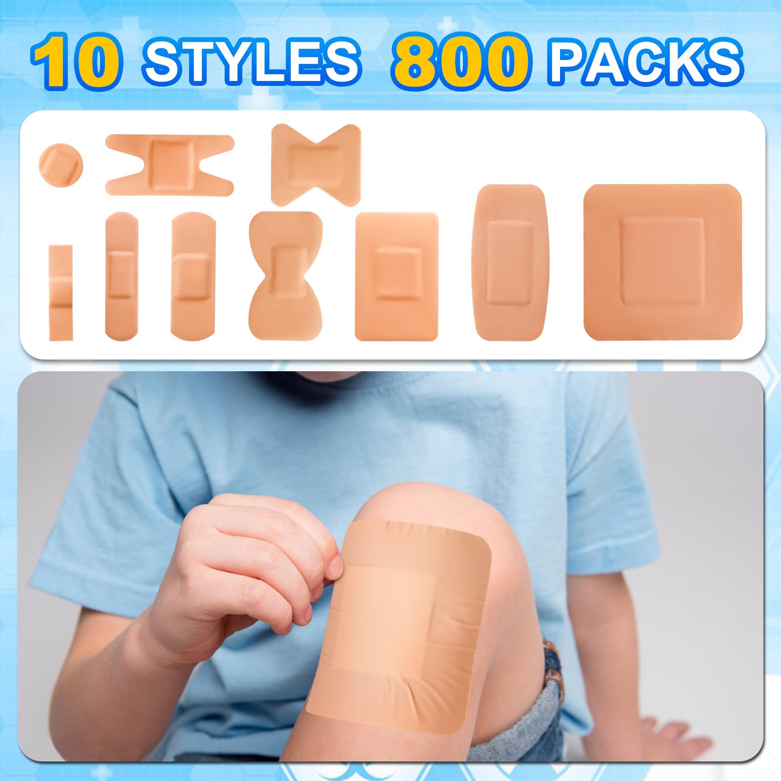 Happy Cheers waterproof and breathable bandages help keep skin comfortable