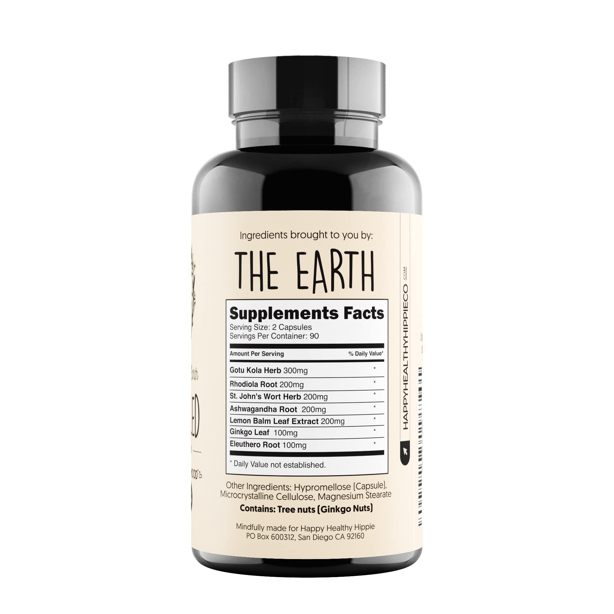 Happy Healthy Hippie brand logo for plant-based wellness.