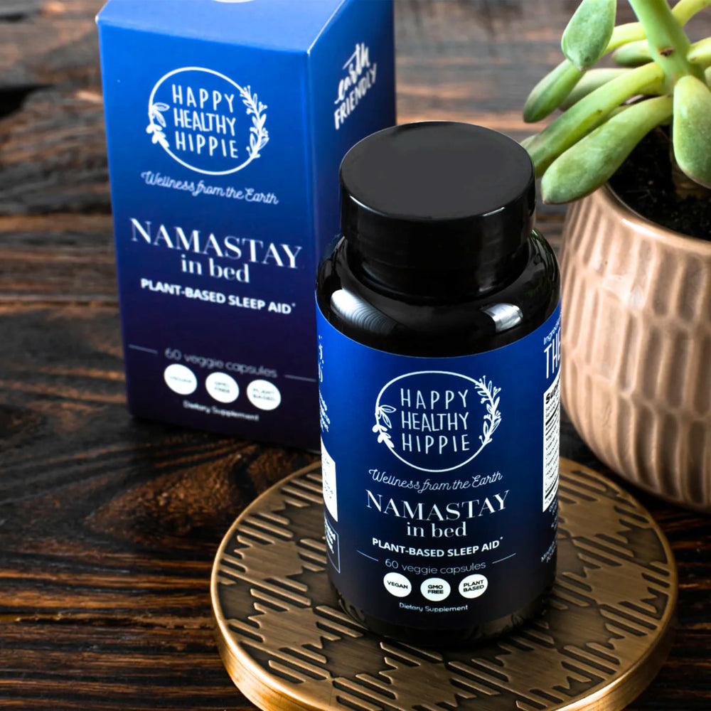 Happy Healthy Hippie chamomile extract capsules for gentle nightly unwind