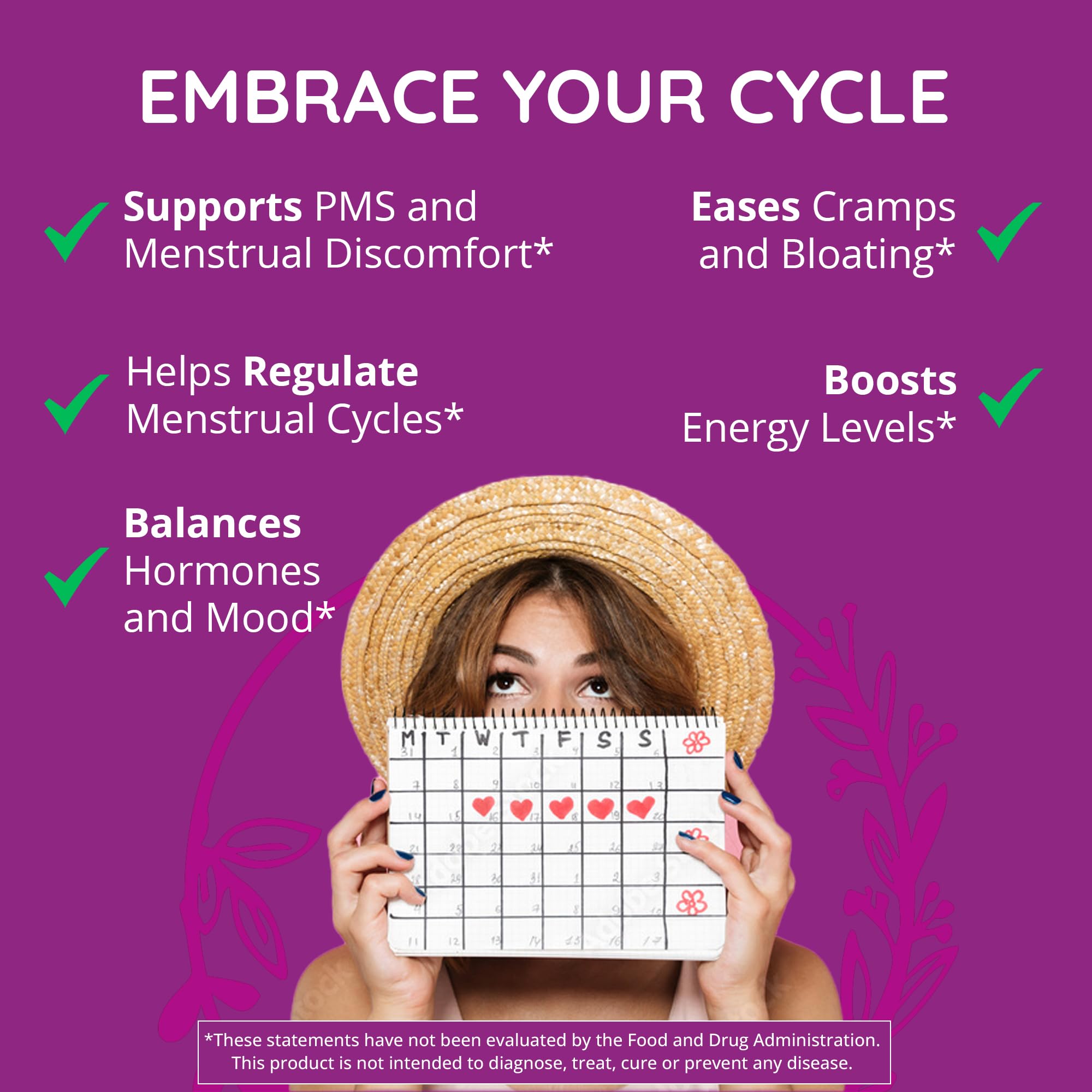 Happy Healthy Hippie Hormone Balance bottle label showcases vegan, non-GMO formula.