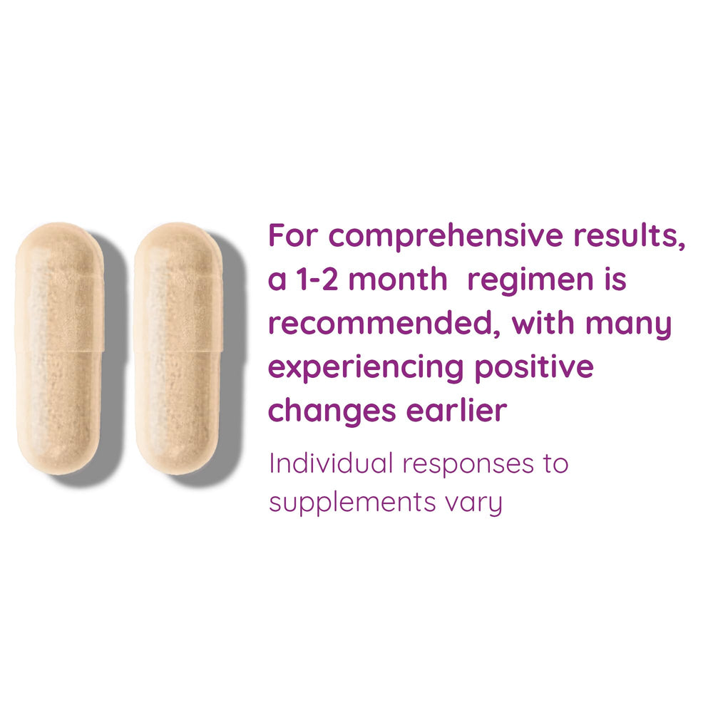 Happy Healthy Hippie Hormone Balance maca root supplement closeup.