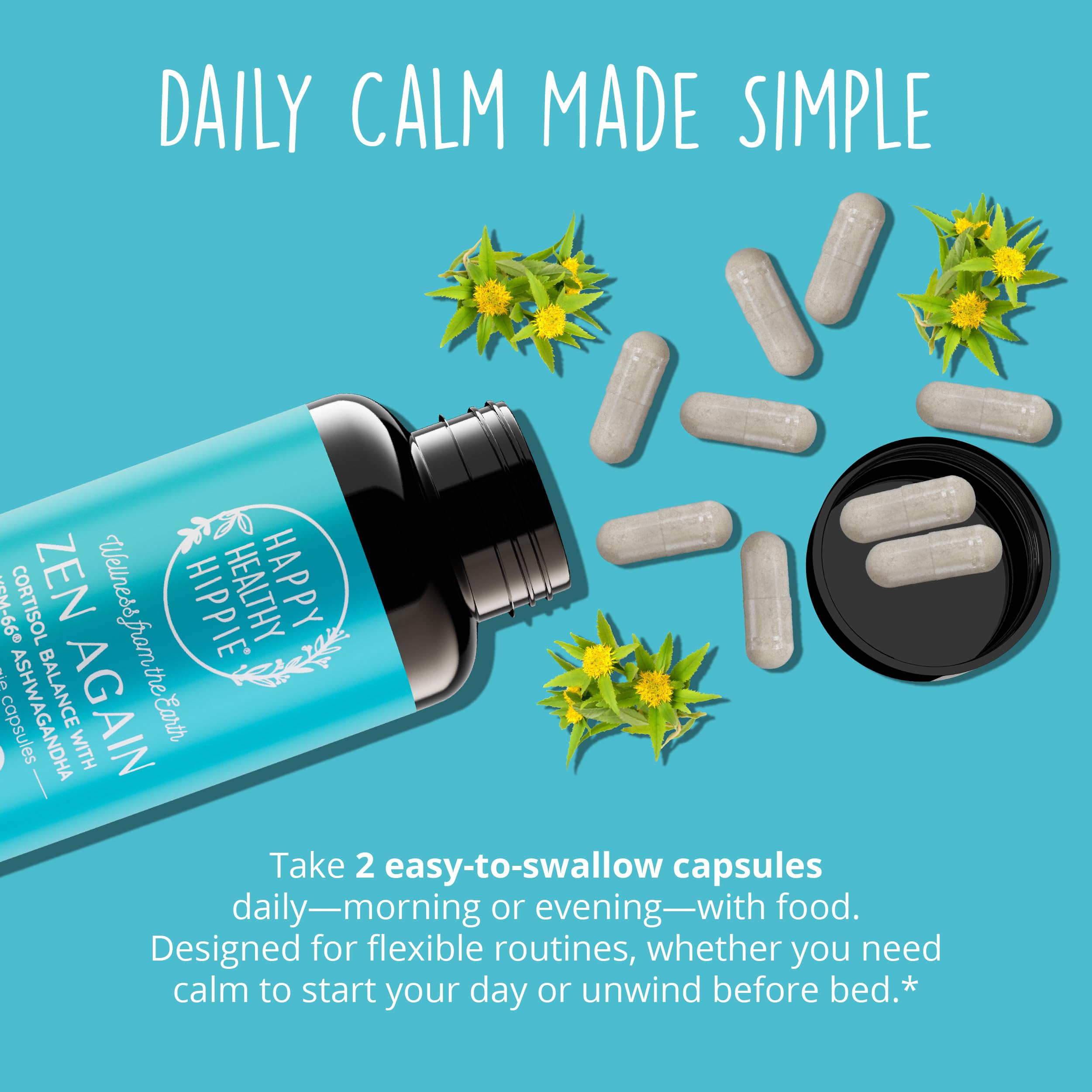 Nighttime routine image featuring Magnolia Bark and tranquil sleep cues.