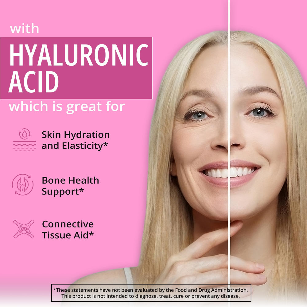 Happy Healthy Hippie plant-based ingredients blend for vegan collagen nutrition.