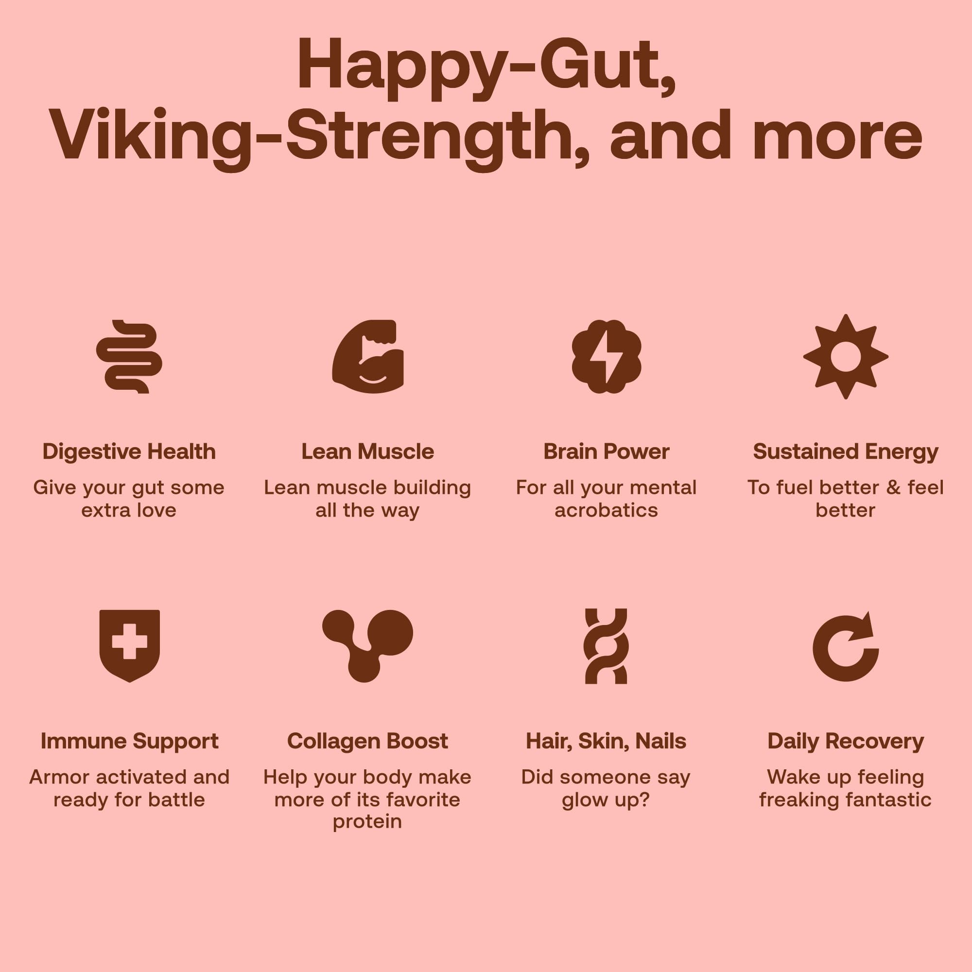 Morning routine with Happy Viking powder added to a shake for a meal substitute