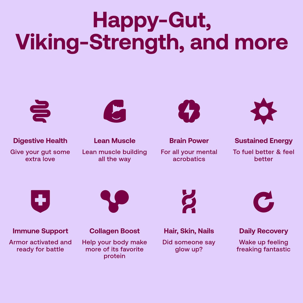 Happy Viking Superfoods phytonutrient blend image featuring colorful ingredients