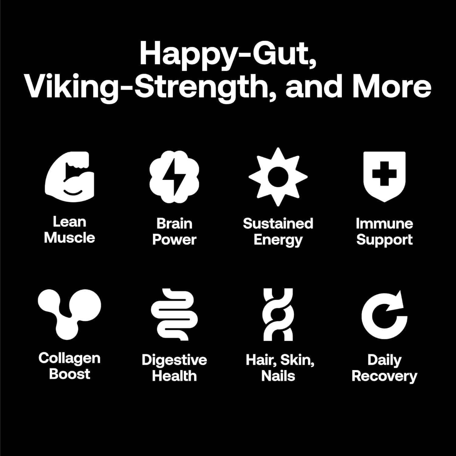 Happy Viking Vanilla Bean single-serve pack ideal for gym or travel