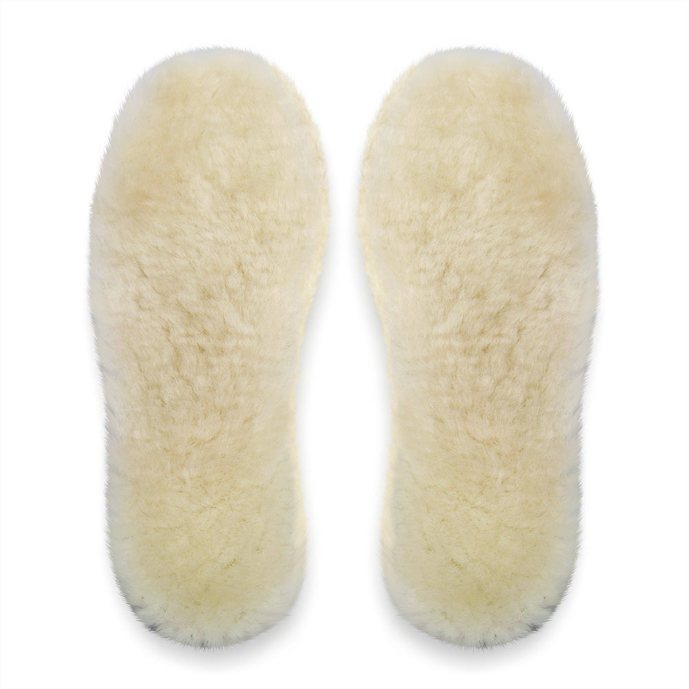 Happystep genuine sheepskin insoles top layer for exceptional warmth and plush comfort.