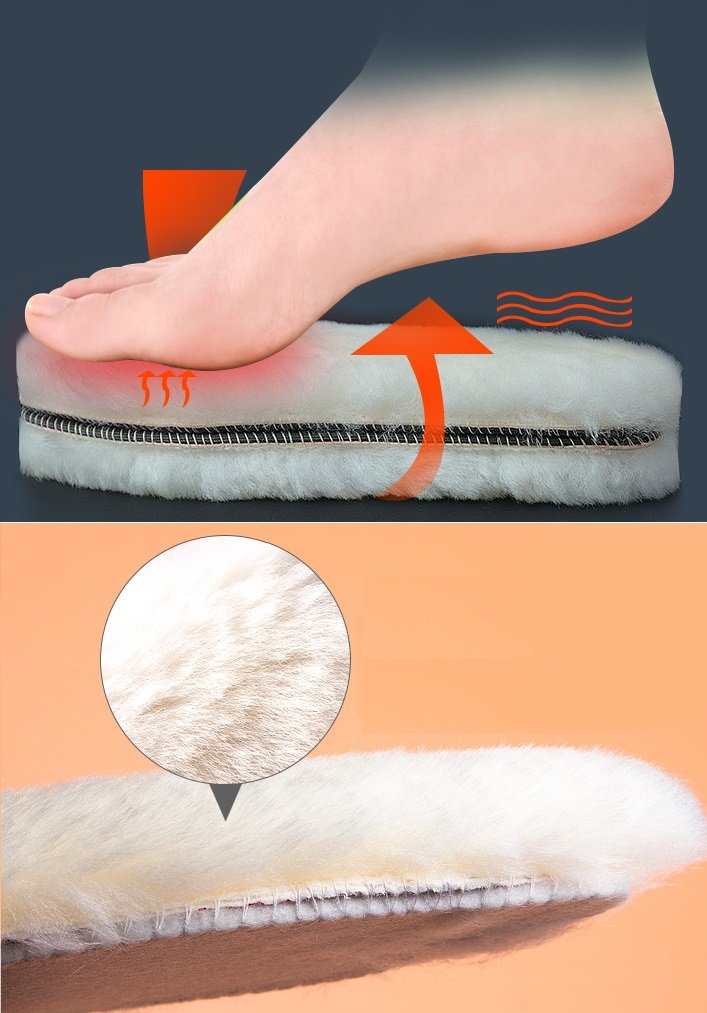 Happystep premium warmth and comfort insoles elevate everyday footwear.