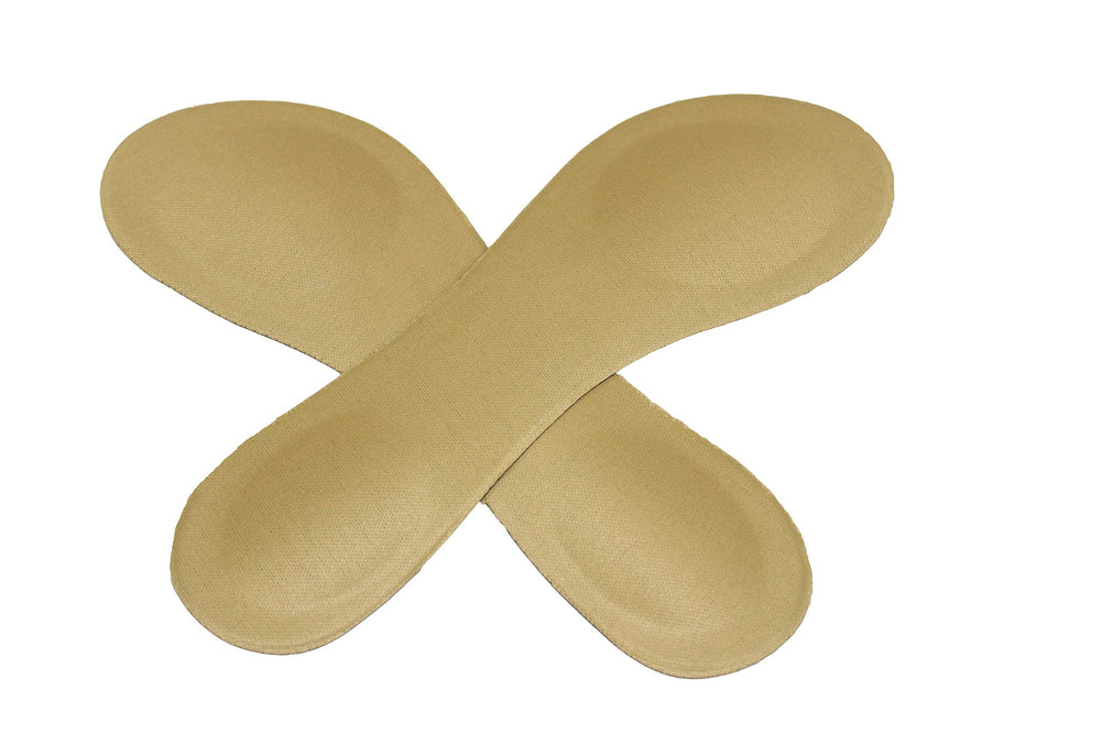 Slim, lightweight Happystep insoles fit in pumps and sandals.
