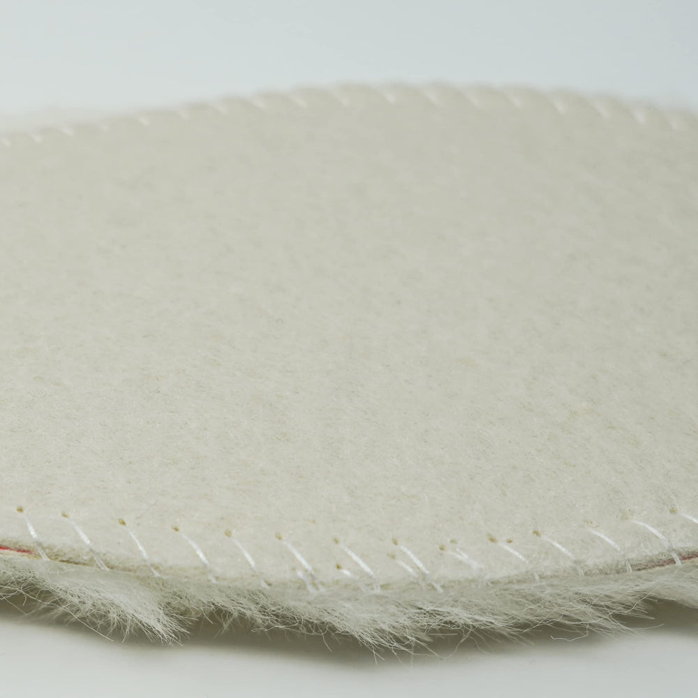 Happystep three step zigzag stitch edges for durable insoles.