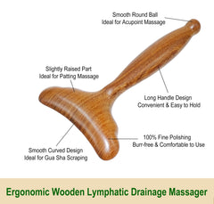 HappyStream ergonomic massage tool handle designed for comfortable gua sha sessions