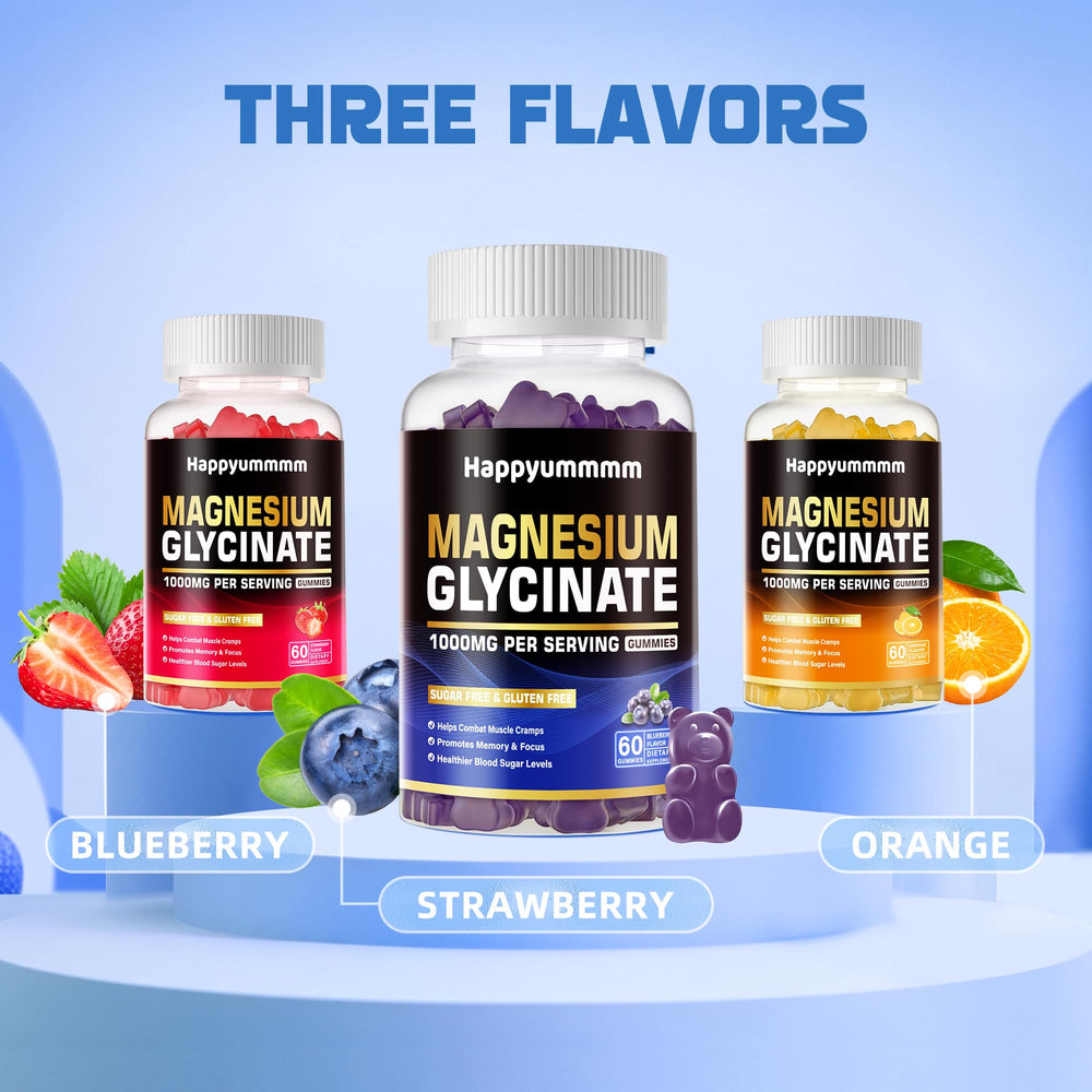 Happyummmm Daily-use gummies support calm mood and sleep exploration.