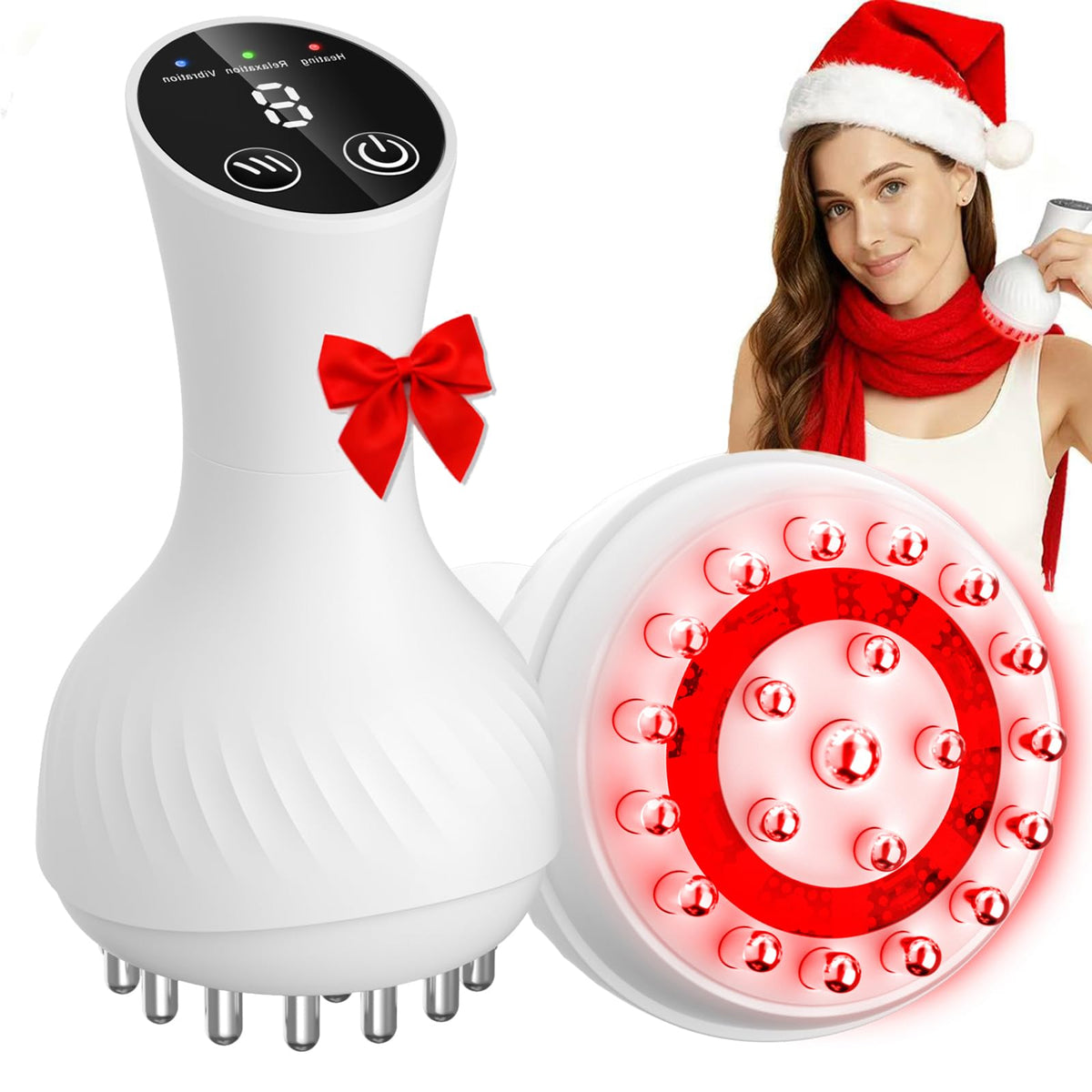 HarrFlow Lymphatic Drainage Massager front view for full-body contouring.