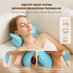 HarrFlow massager with wireless remote control for personalized comfort.