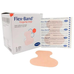 Hartmann Flex-Band para cortes y abrasiones, adhesivo hipoalergénico y capa resistente al agua.