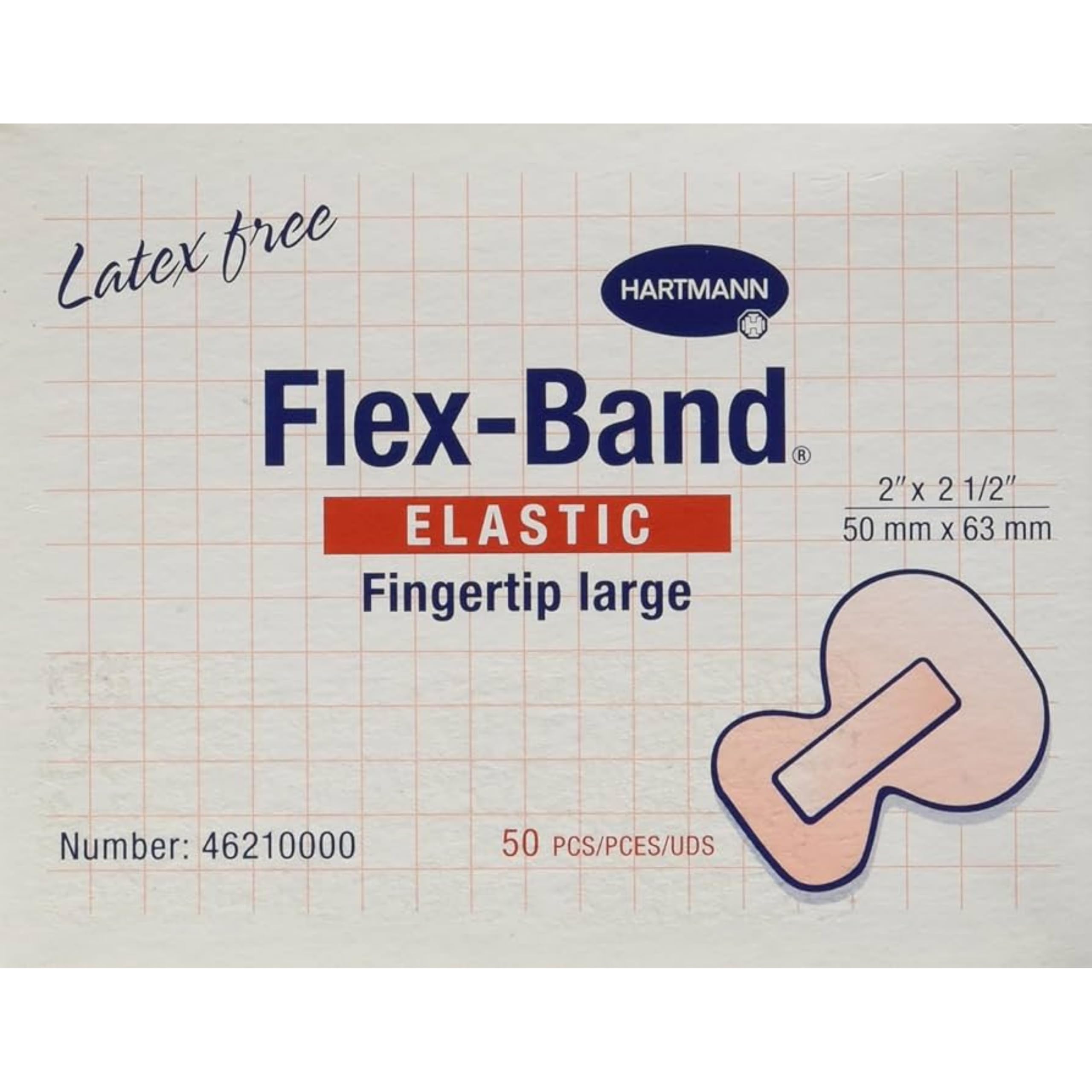 Hartmann Flex-Band, vendaje seguro para dedos y talones, adherencia estable sin residuo.