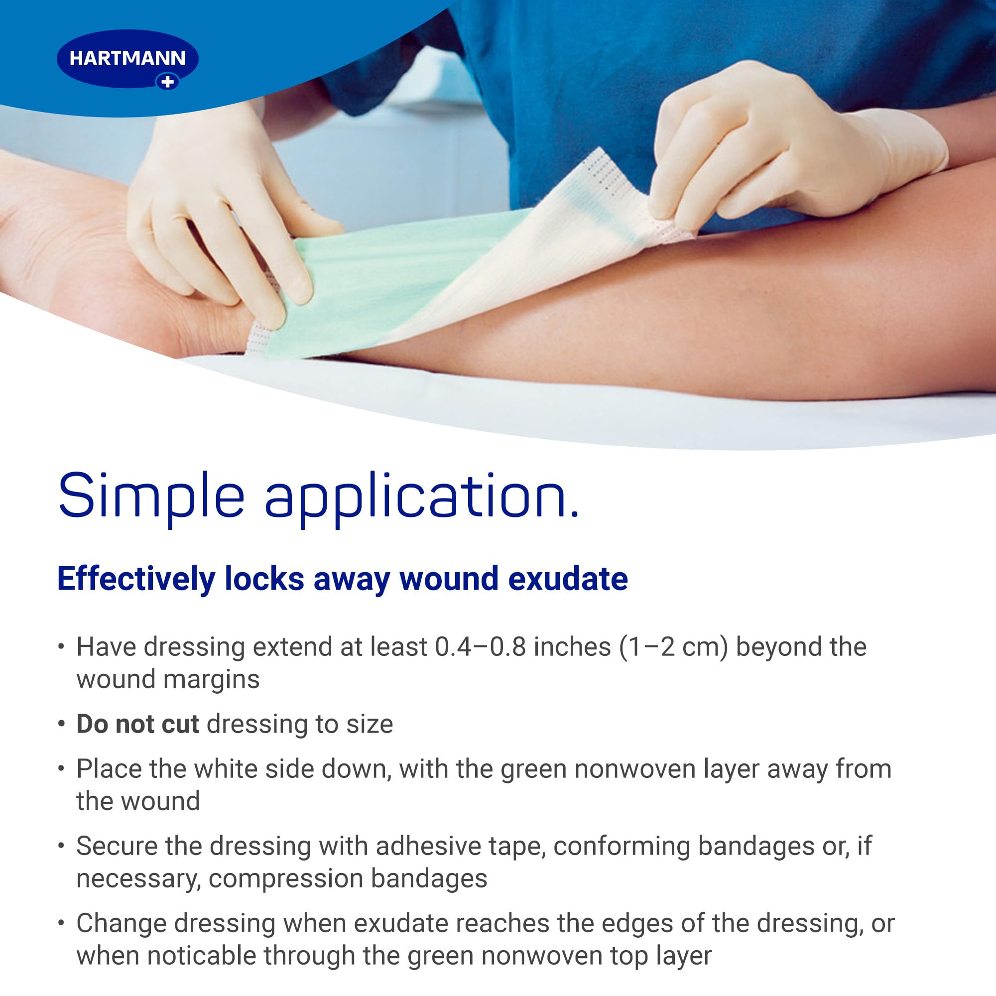 Hartmann Zetuvit Plus high-absorbency pad keeps areas drier