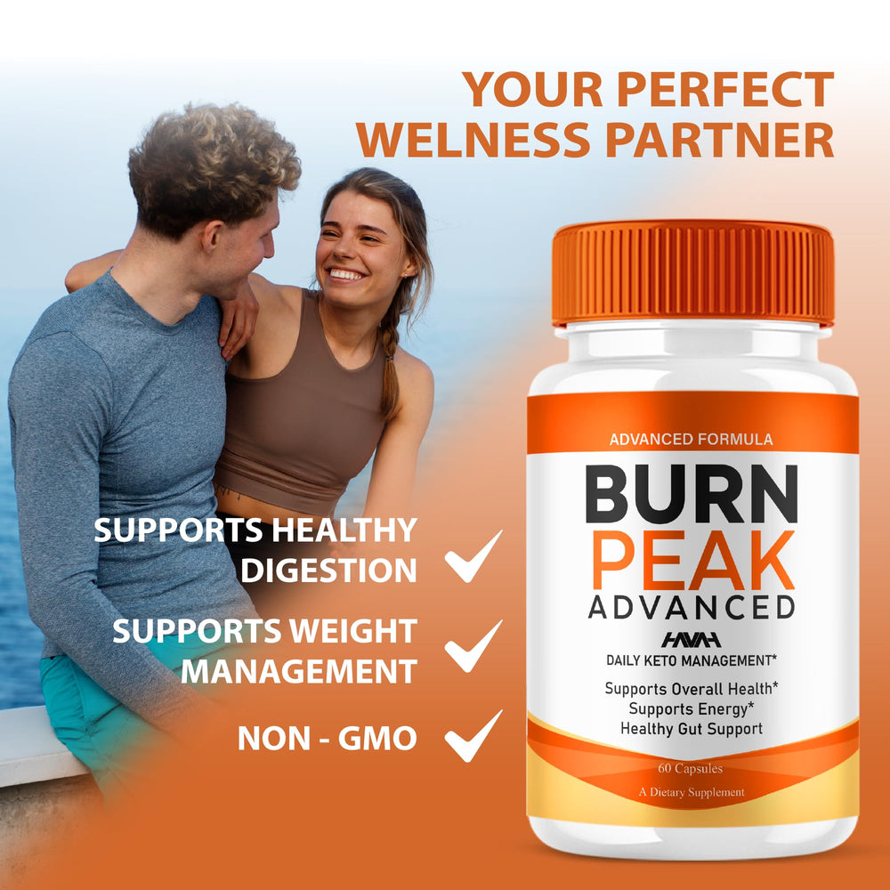Havah Burn Peak keto capsules bottle showing keto-friendly support.