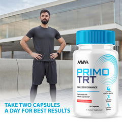 Havah Primo TRT label and packaging communicates quality standards.